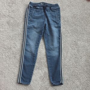 H&M Blue Kids Jeans with White and Black Side Stripes